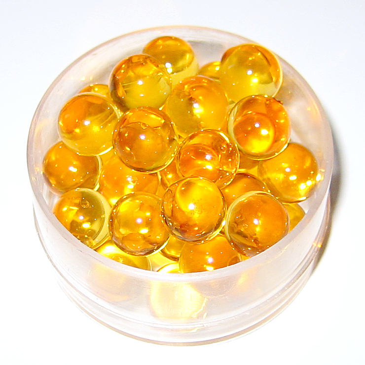 Cápsulas de óleo de peixe, fonte de ômega-3 para pets