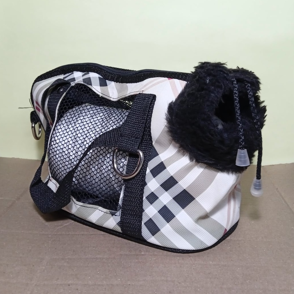 Mochila de transporte para pet com abertura para a cabeça